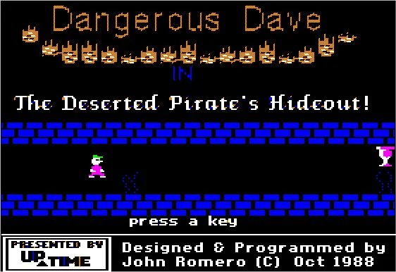 Dangerous Dave in the Deserted Pirate’s Hideout artwork
